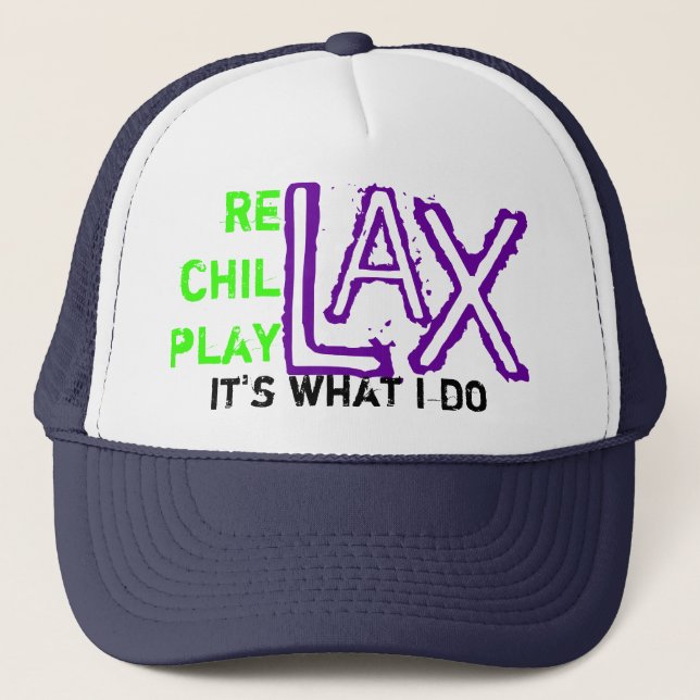 Boné relaxe o playlax do chillax (Frente)