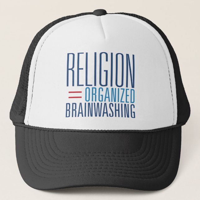 Boné Religião = Brainwashing organizado (Frente)