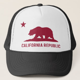 Boné República de Califórnia - básica - vermelho