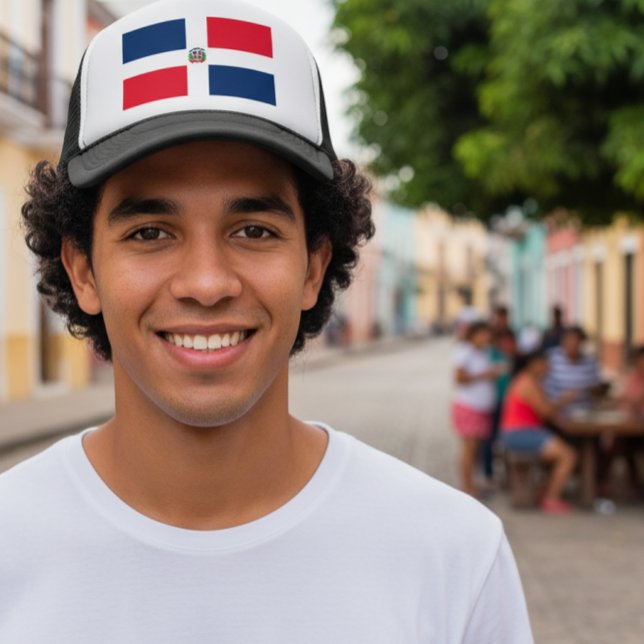 Boné Republica Dominicana Hat, Baseball Dad Cap flag (Criador carregado)