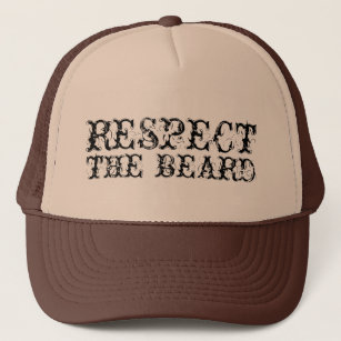 Boné Respeite o chapéu do camionista da barba para