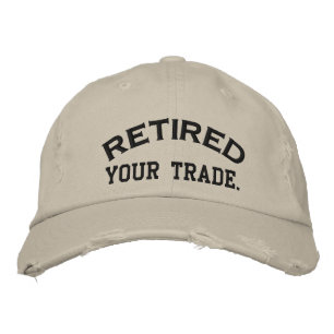Boné Retired Personalize it!  Embroidered Cap