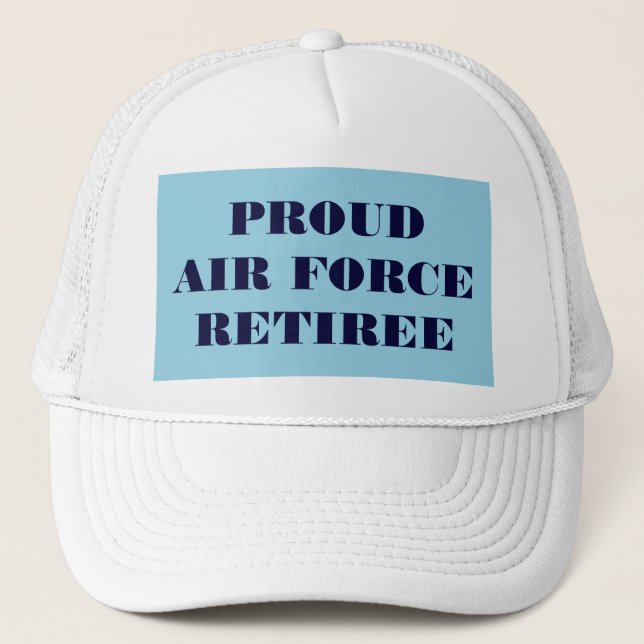 Boné Retiree da Força Aérea Orgulhosa (Frente)