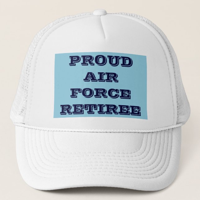 Boné Retiree da Força Aérea Orgulhosa (Frente)
