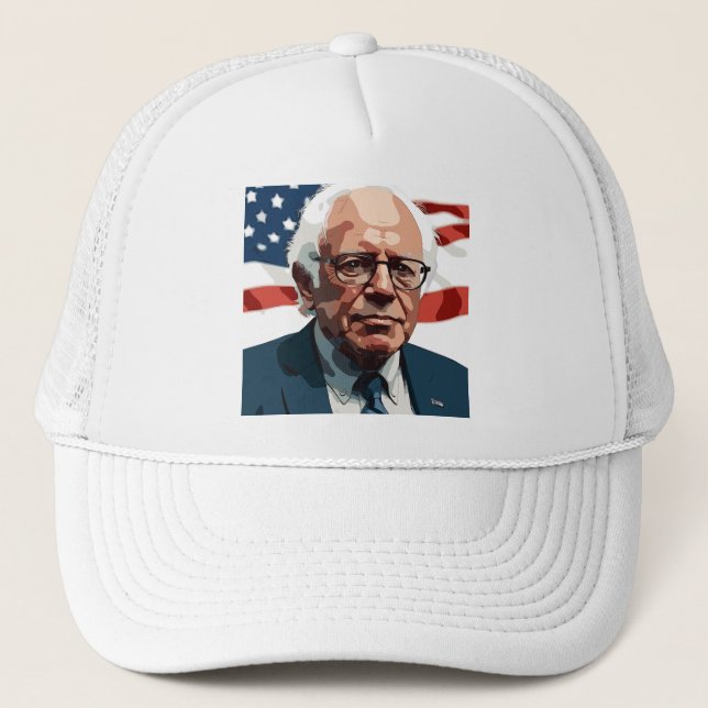 Boné Retrato de Bernie Sanders (Frente)