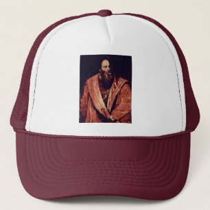 Boné Retrato de Pietro Aretino. Por Tizian