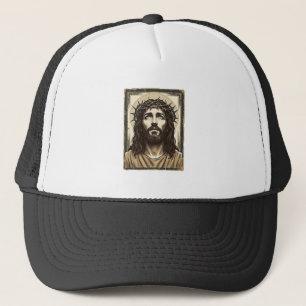 Boné Retrato Religioso Vintage Coroa de Espinhos