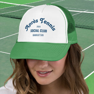 Boné Retro Après Tennis Social Club Personalizado Verde