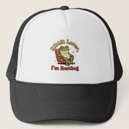 Boné Retro Frog Chill Humor Trucker Hat