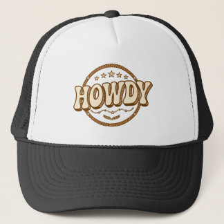 Boné Retro Howdy Western Rope Hat