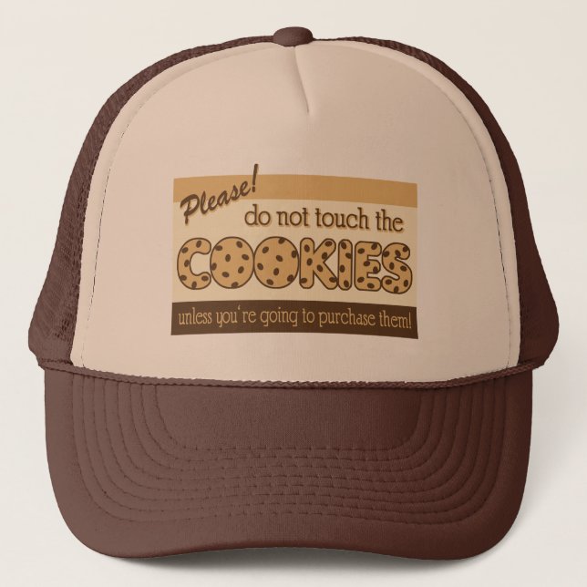 Boné Retro Não Toque nos Biscoitos (Frente)