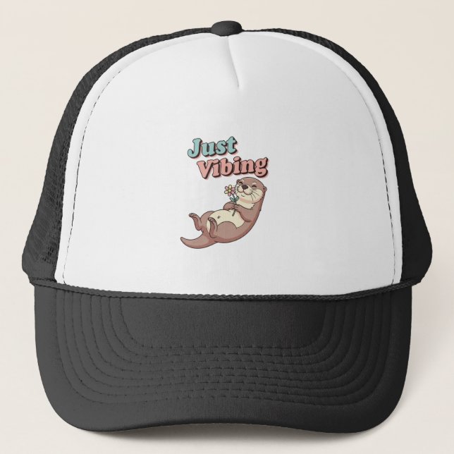 Boné Retro Otter Easygoing Trucker Hat (Frente)