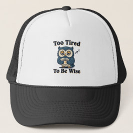 Boné Retro Owl Sleep Deprived Trucker Hat