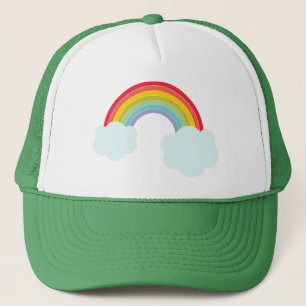 Boné Retro Rainbow Trucker Hat