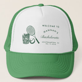 Boné Retro Verde Último Balanço Antes do Ringue Ténis B