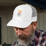 Boné Retro Vovô Trucker Hat<br><div class="desc">O chapéu de caminhoneiro do avô é um presente incrível para o avô. Uma fonte colorida com um design moderno de sensação faz dele o Dia de os pais perfeito,  o dia dos avós ou o presente de aniversário para ele este ano.</div>