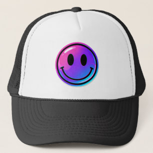 Boné Retro Y2K - Sorriso estético face caminhoneiro - N