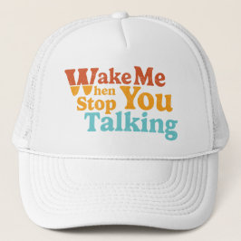 Boné Retrorme Me Acordar Quando Você Parar De Falar