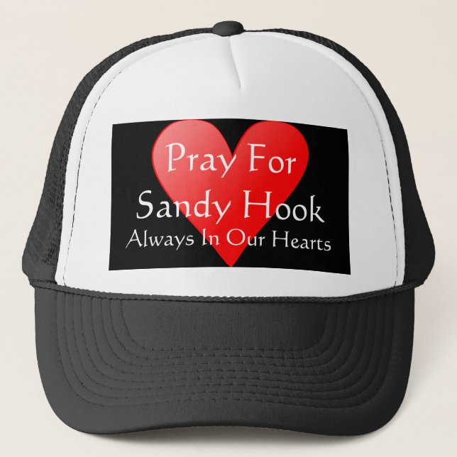 BONÉ REZA POR SANDY HOOK SEMPRE EM NOSSOS CORAÇÕES (Frente)