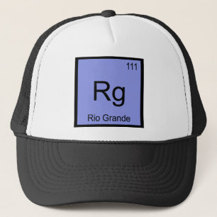 Boné Rg - Rio Grande Símbolo de Elemento Químico Camise