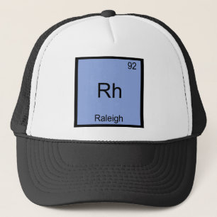 Boné Rh - Camiseta Símbolo Elemento Químico Raleigh Cit