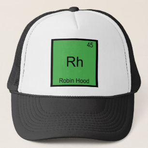 Boné Rh - Robin Hood Camiseta do Símbolo do Elemento de