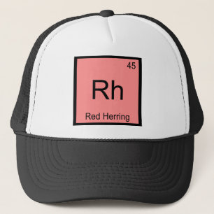 Boné Rh - Símbolo T engraçado do elemento da química
