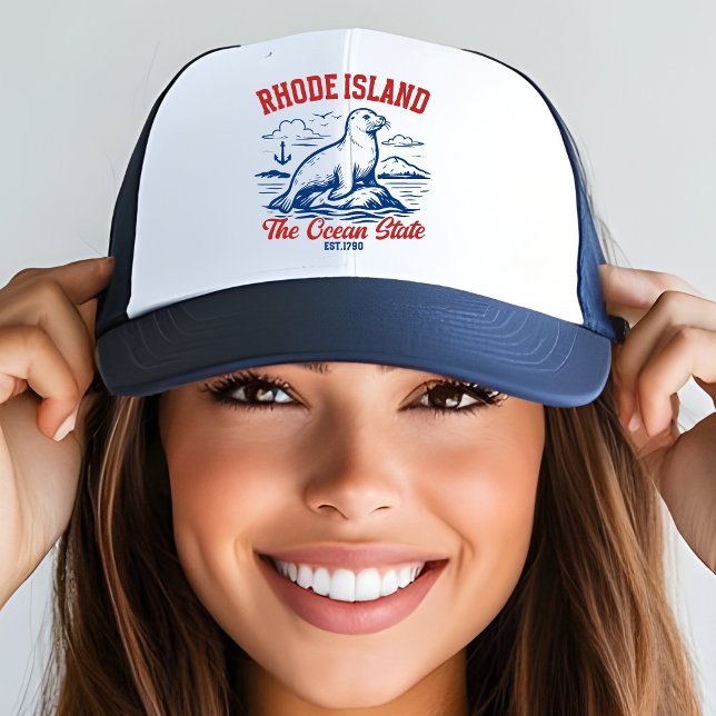Boné Rhode Island Marine Life Art for Nature Lovers (Criador carregado)