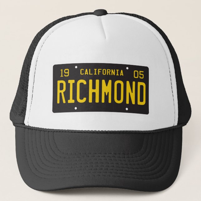 Boné Richmond License Plate Hat (Frente)