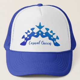 Boné Rico da Coroa Azul "Rainha Casual"