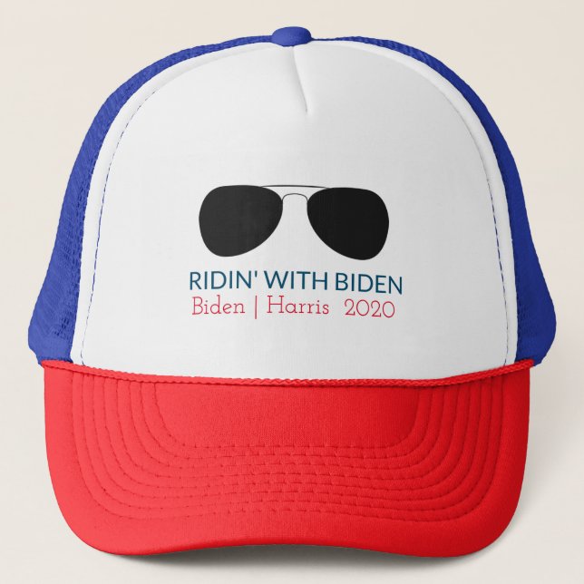 Boné Ridin' com Óculos de Aviador Biden (Frente)