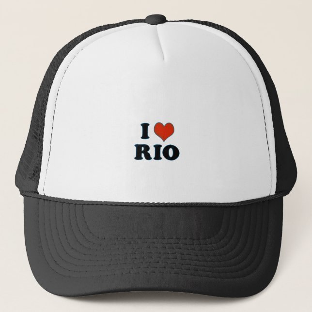 Boné Rio de Janeiro - Eu amo o Rio (Frente)