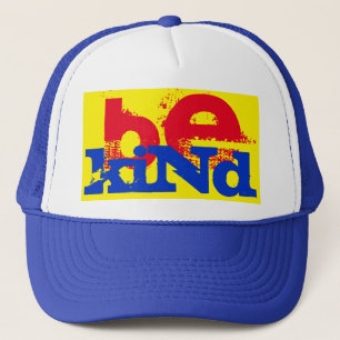 Boné risca colorida BE KIND