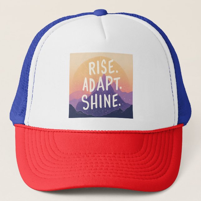 Boné Rise Adapt Shine - Inspirational Mountain Sunrise (Frente)