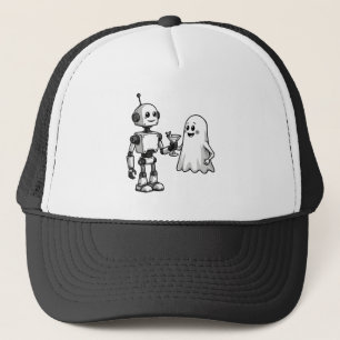 Boné Robô Shaking Ghost Spooky Halloween Rebotic