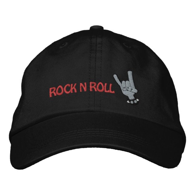Boné ROCK N ROLL Embroiderada Hat (Frente)