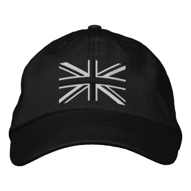 Boné Rocker Union Jack Flag England Swag Embroiderme (Frente)