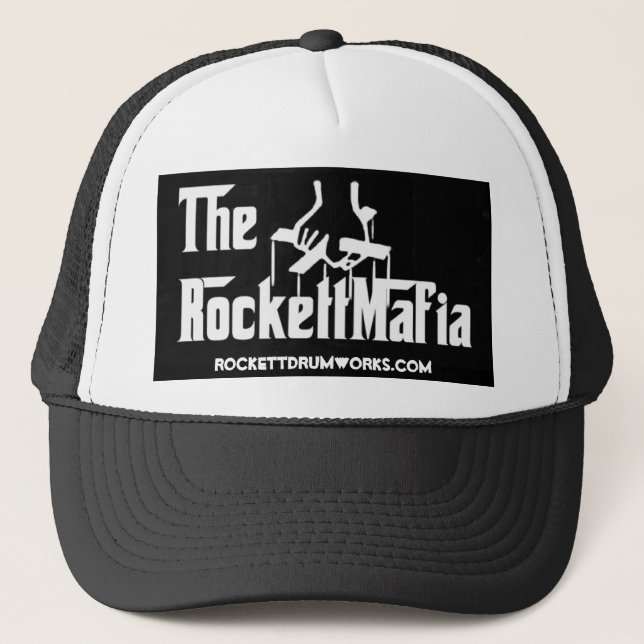 Boné rockettMafia, rockettdrumworks.com (Frente)