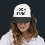 Boné Rockstar<br><div class="desc">Sinta como um Rockstar com este design de texto moderno e minimalista. Inteiramente customizável com suas cores favoritas.</div>