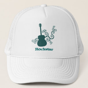 Boné Rockstar Guitar Hat, Dark Teal