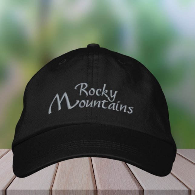 Boné Rocky Mountain colorado Embroiderou Hat (Criador carregado)