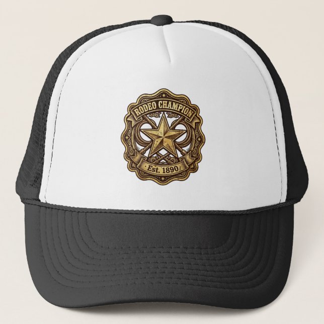Boné Rodeo Champion 1890 Badge Hat (Frente)