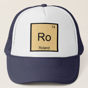 Boné Roland Nome Química Elemento Tabela Periódica