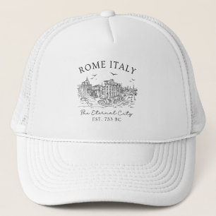 Boné Roma Itália Vintage - Temple Ruins