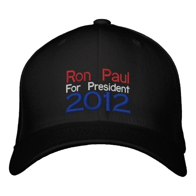 Boné Ron Paul 2012 Boriderou Chapéu (Frente)