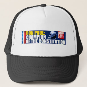 Boné Ron Paul: Campeão da constituição