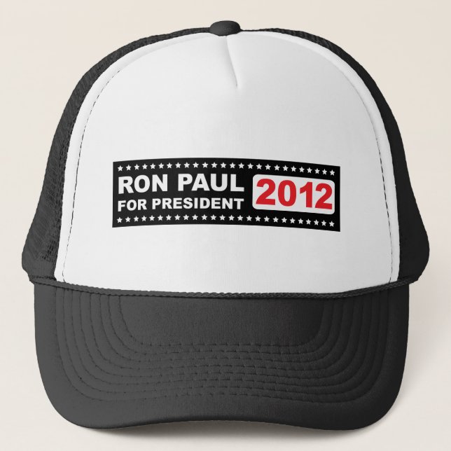 Boné Ron Paul para o presidente 2012 (Frente)