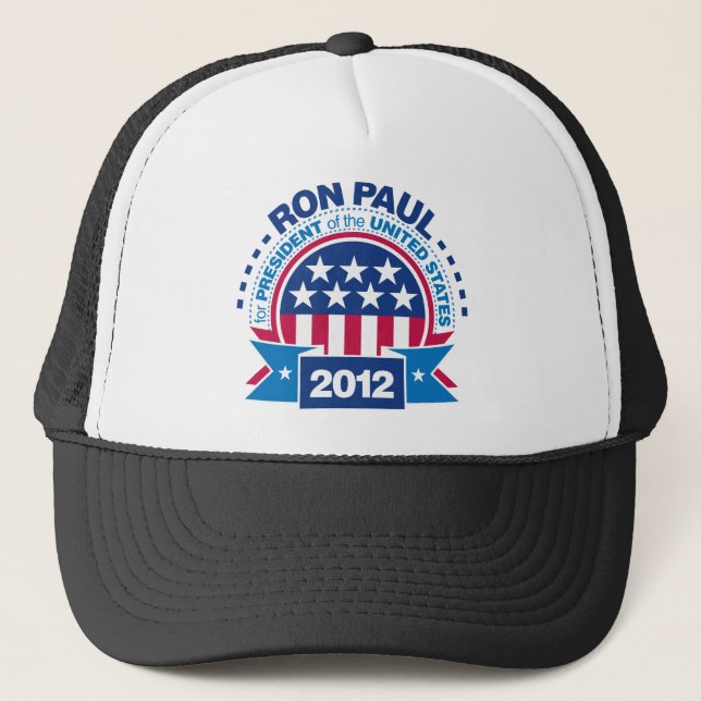 Boné Ron Paul para o presidente 2012 (Frente)