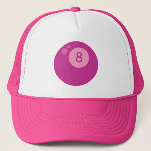 Boné rosa8ball