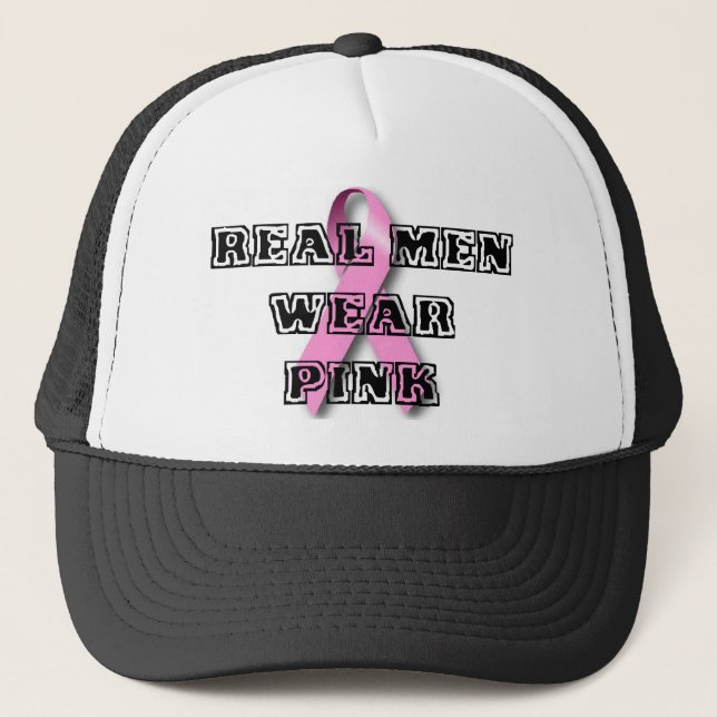 Boné Rosa real do desgaste de homens (Frente)